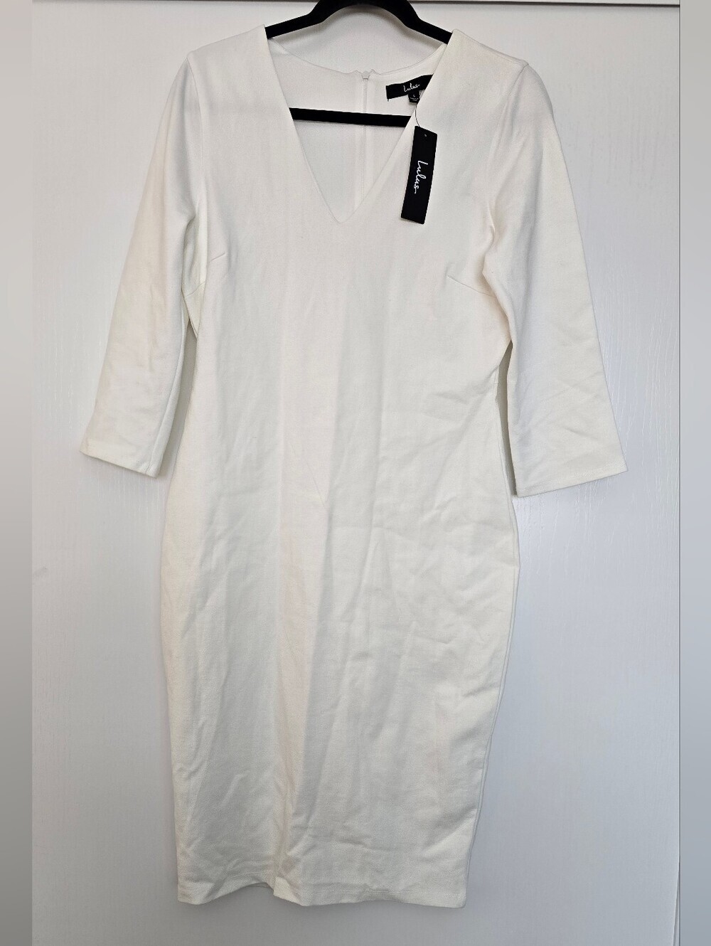 Lulus - (NWT) Style and Slay White Bodycon Dress With Lining